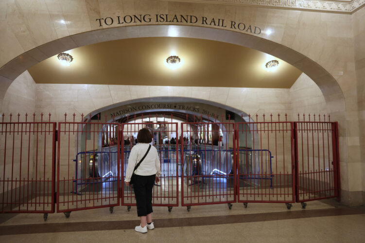 North America's largest commuter rail system shuts down as workers strike